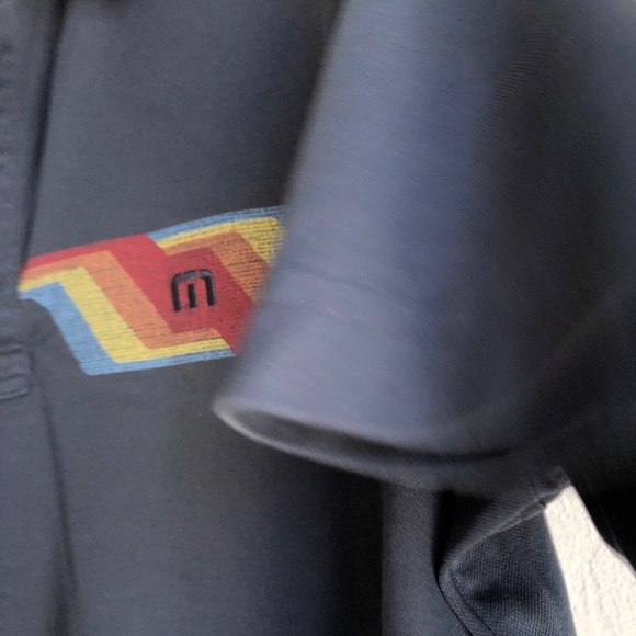 Travis Mathew polo shirt size medium 70s retro vibe - Picture 4 of 7